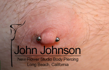 Male nipple piercing pictures