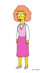 Pic homer simpson maude flanders the simpsons
