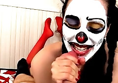 Clown tubes chase porn
