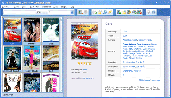 My movies online collection