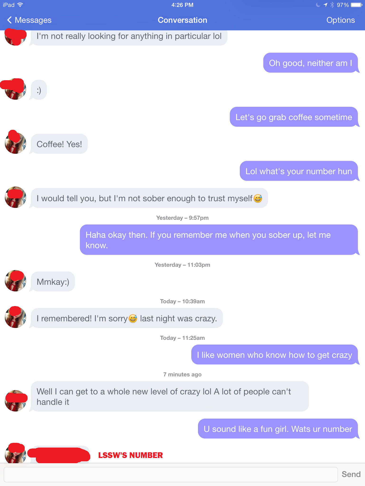 Example of sex chat